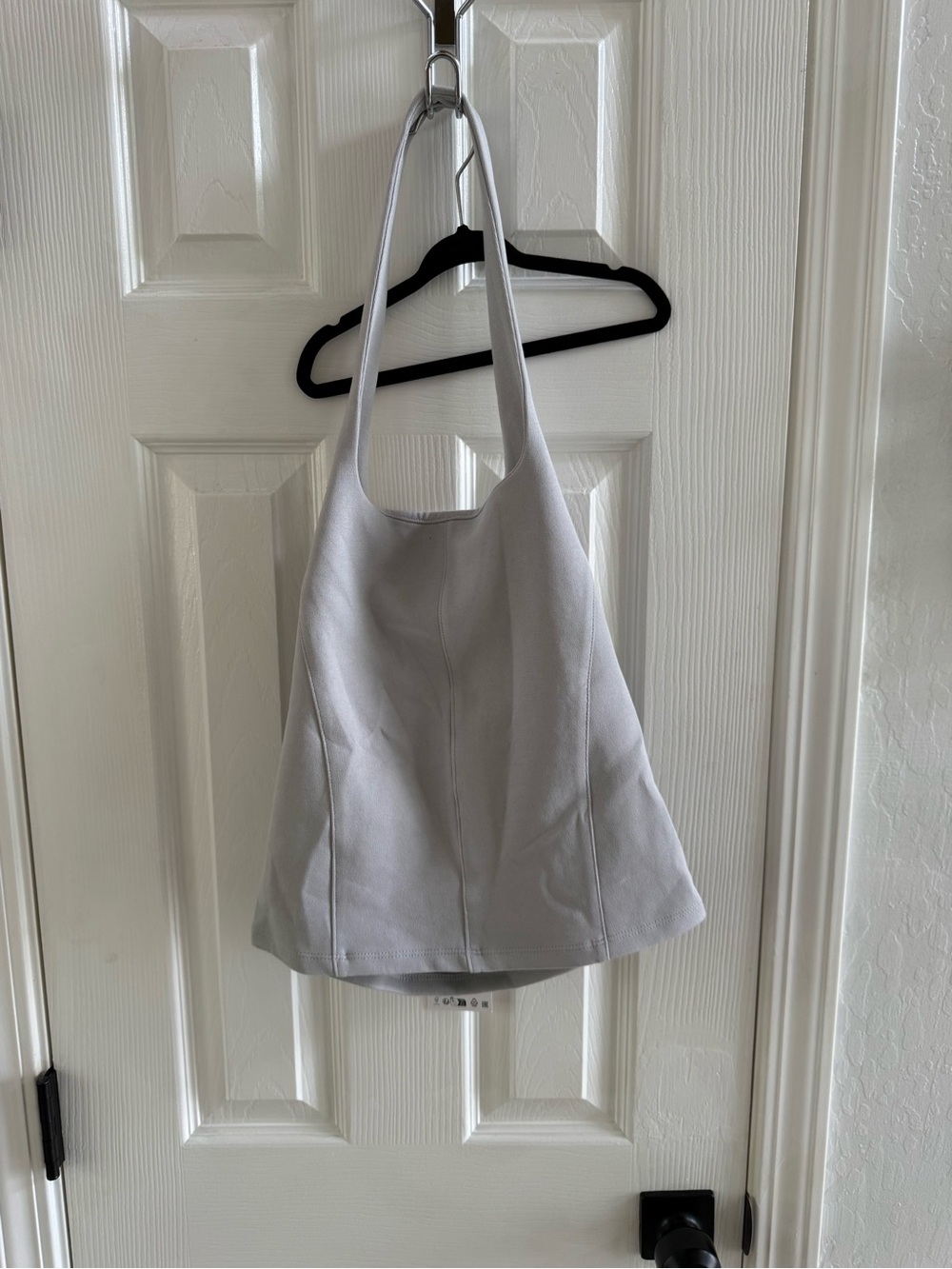 Zara Light Gray Halter Neck Tank Top